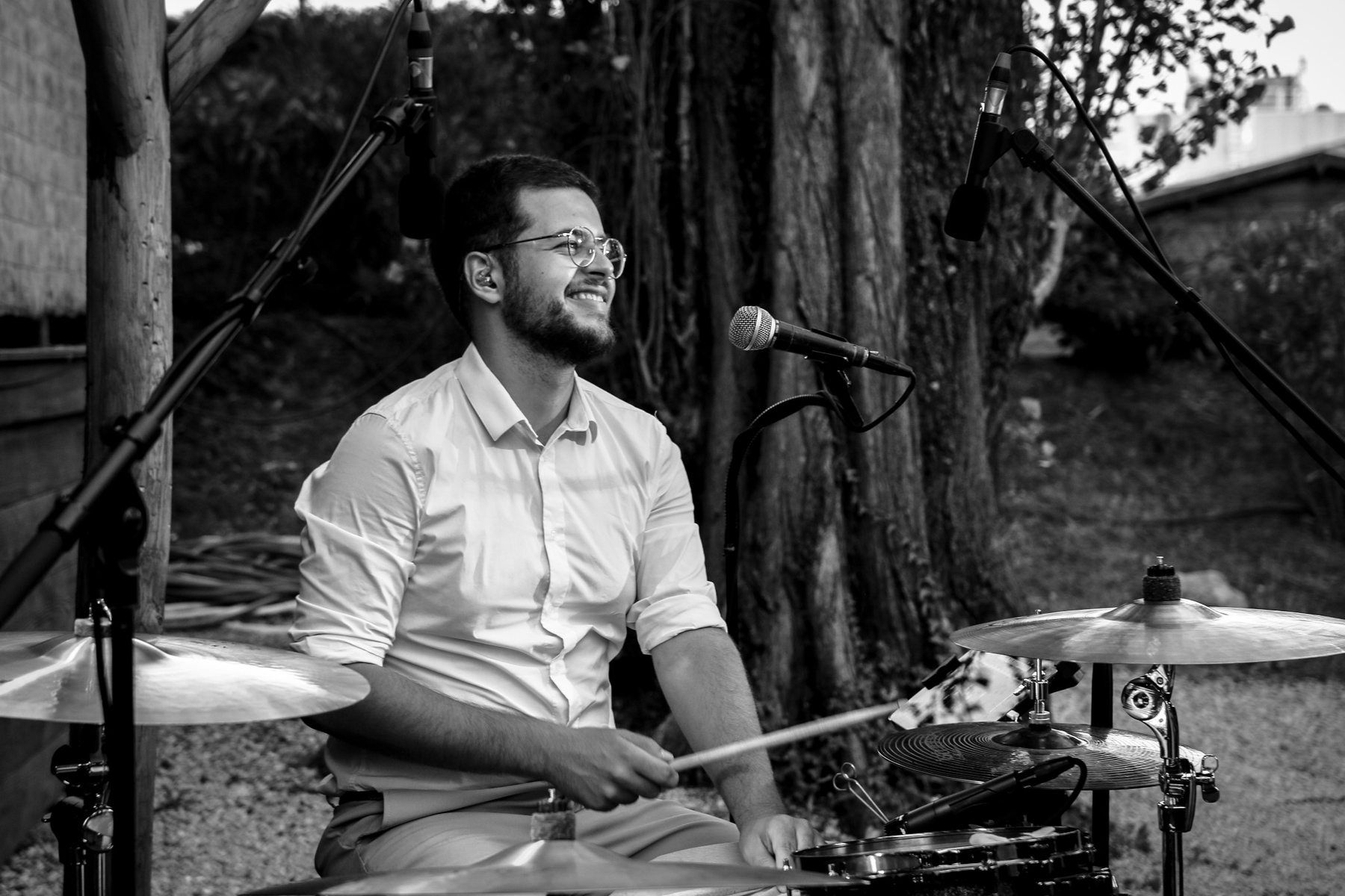Musicien de Flashback en prestation