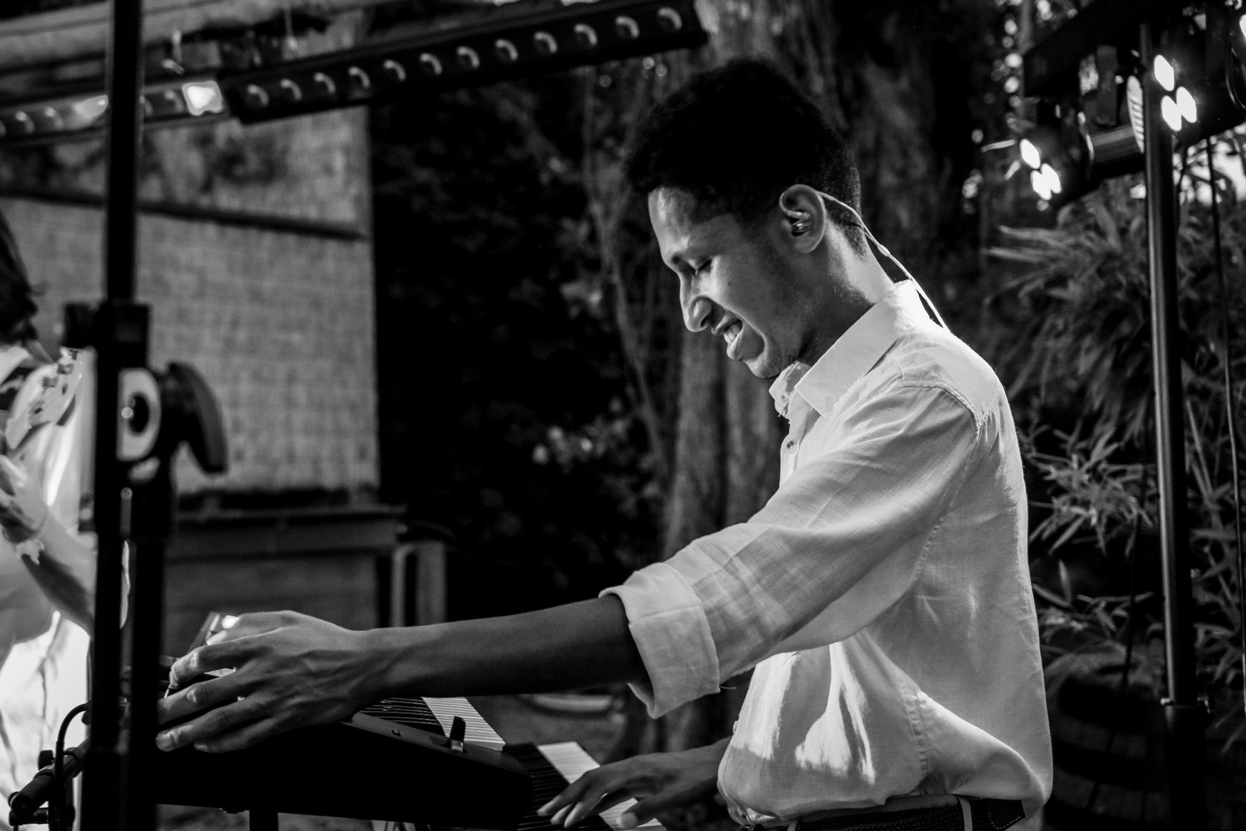 Musicien de Flashback lors d'un événement professionnel